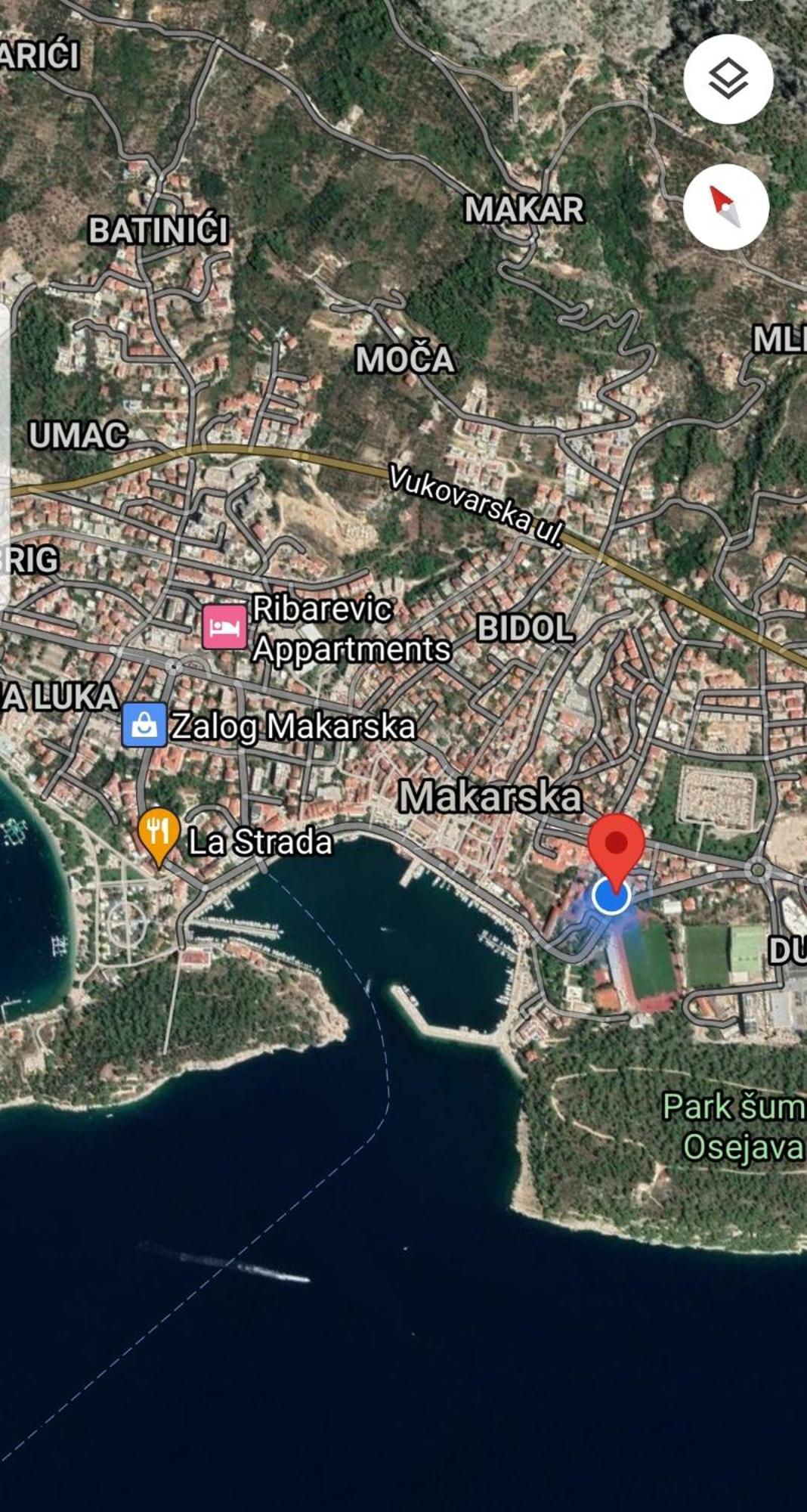 Apartment Afrika Μακάρσκα Εξωτερικό φωτογραφία